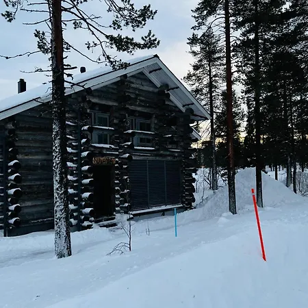 Вилла Naava- Pine Log On Utsuvaara Fell In Levi *