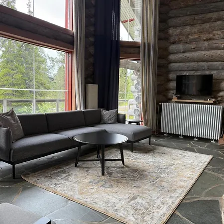Вилла Naava- Pine Log On Utsuvaara Fell In Levi Киттиля